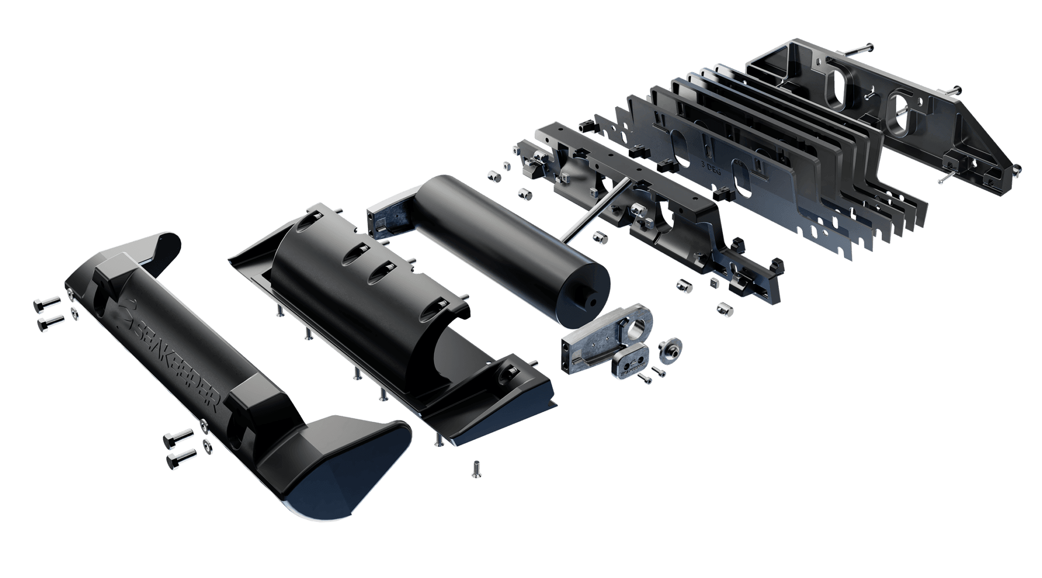 Seakeeper Ride 450 exploded component view